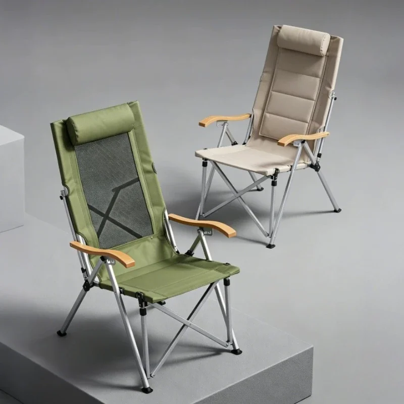 &Foldable Fishing Camping Chair Outdoor Ergonomic Portable Travel Recliner Chair Beach Relax Ground Lounge Cadeira De Pesca Home