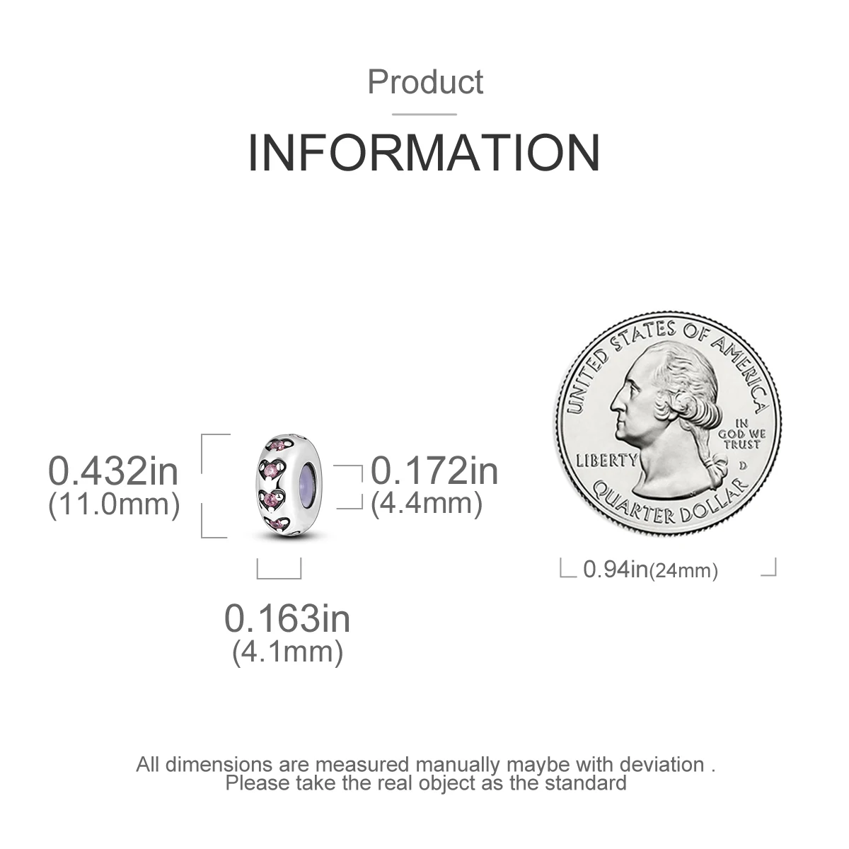 Charms passend für Originalperlen, 925er Sterlingsilber-Clip-Charms, Zirkon-Silikon-Abstandshalterperlen, passend für Armbänder, Damen-DIY-Geschenk – Detail 9