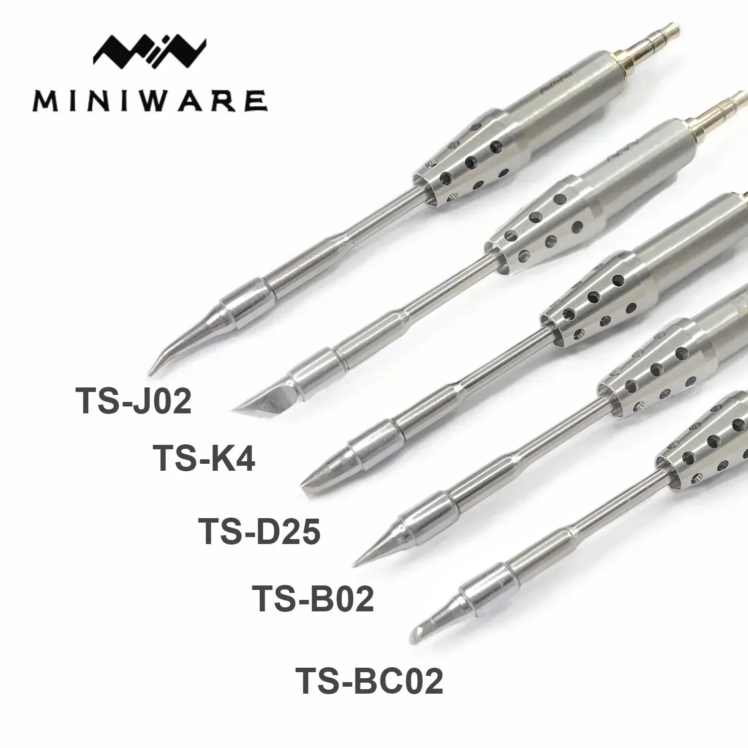 MINIWARE TS80P TS80 TS1C Original High-quality Soldering Iron Tips Welding Equipment Tools TS-BC02 K4 J02 D25 B02 Tip mineware