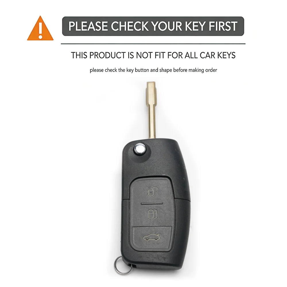 silicone car key case cover key holder for Ford Focus mk2 C Max S-MAX EcoSport Fusion Fiesta Mk7 Cowgar Mondeo 2 Mustang Mach
