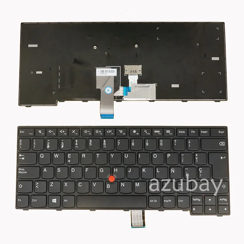 Клавиатура для ноутбука Lenovo Thinkpad E470 (20H1 20H2) E470c E475 20H4 01AX050 01AX090 01AX010 01AX003 01AX083 01AX043 испанская SP