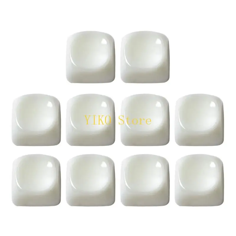 K32C Board Detail Keycap Collection with Jelly‌ Color Clear Keycaps, Rounded 1U Accent Covers for Mechanical Keyboard Layouts