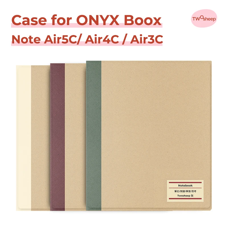 Notebook Style Magnetic Core Case suit for Boox Note Air5c Note Air4c Note Air3c Auto Wake Stand Slim Protective Folio Shell
