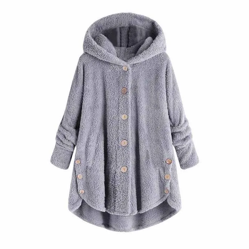 Outerwears Women Jackets 2026 New Long Sleeve Women Jacket Hooded Double-faced Fleece Jacket Coat Women Chaquetas De Mujer Q6520