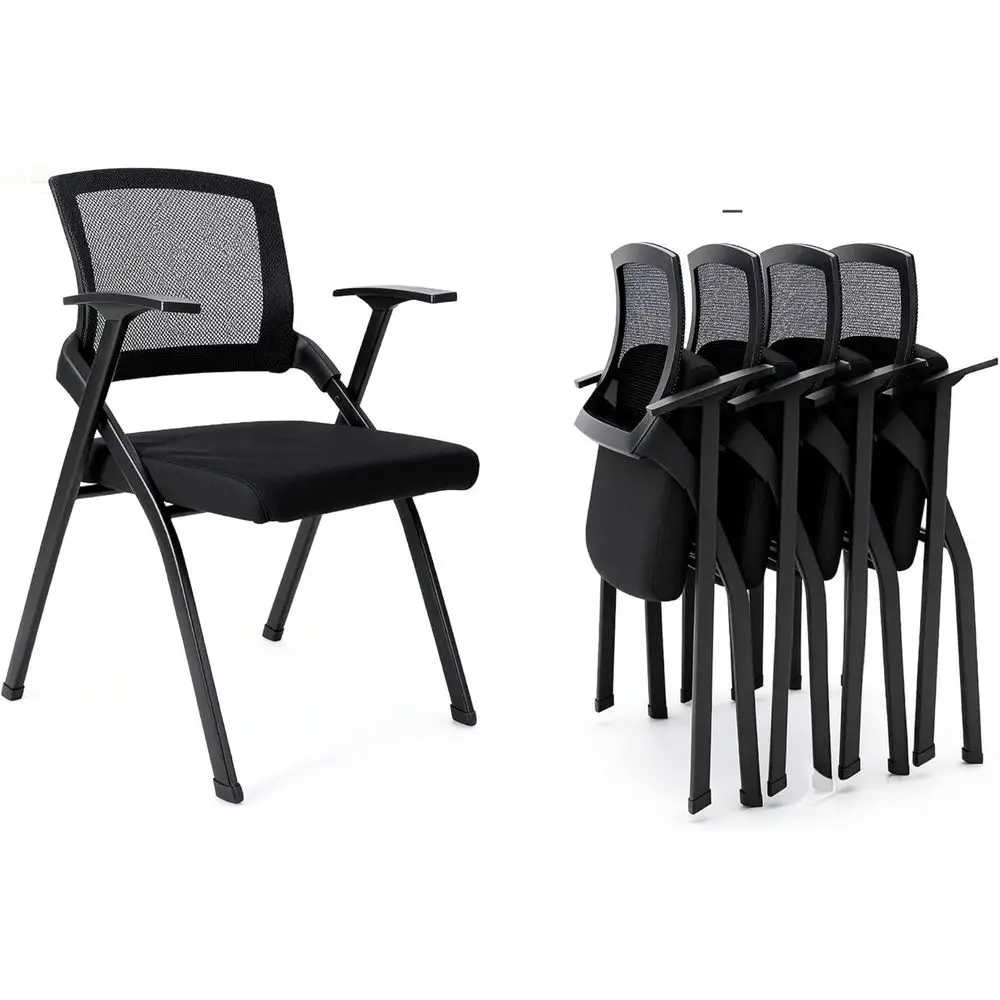 

Компактное штабелируемое сетчатое офисное кресло для конференций, встреч и учебных комнат