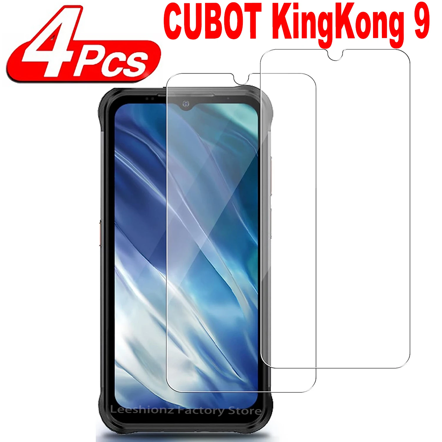 

2/4Pcs Screen Protector Glass For Cubot KINGKONG 9 empered Film Glass