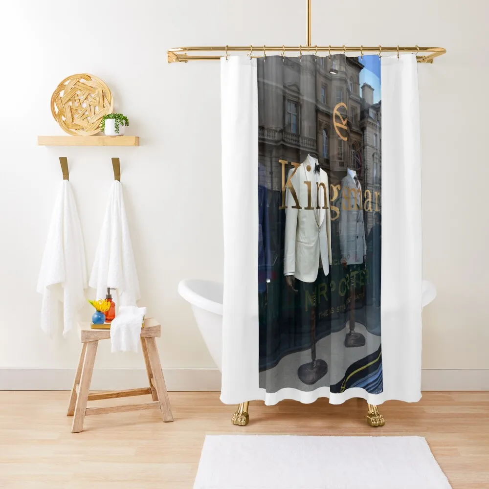 

Suits of Kingsman Shower Curtain Shower Set For Bathrooms Waterproof Bathroom Shower Curtain