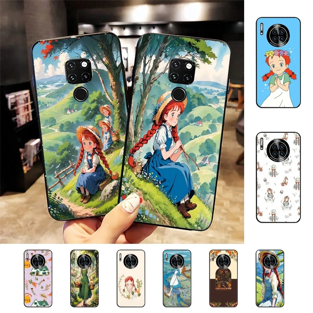 Cartoon Anne of Green Gables Phone Case For Huawei Mate 10 20 30 40 50 lite pro Nova 3 3i 5 6 SE 7 pro 7SE