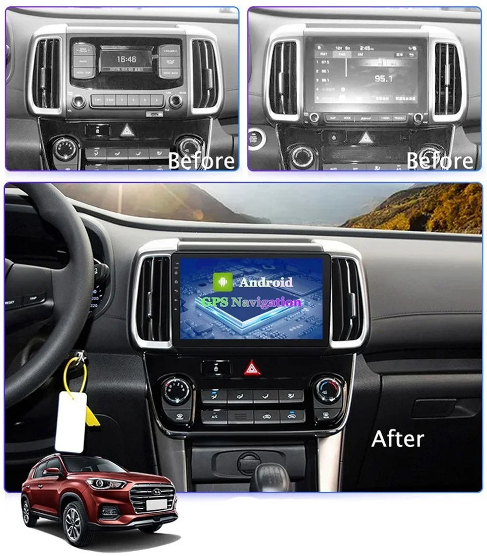 Android 11 Car GPS Navigation For HYUNDAI IX35 2018- Car Radio Stereo With Bluetooth WiFi Mirror Link Support Backup Camera