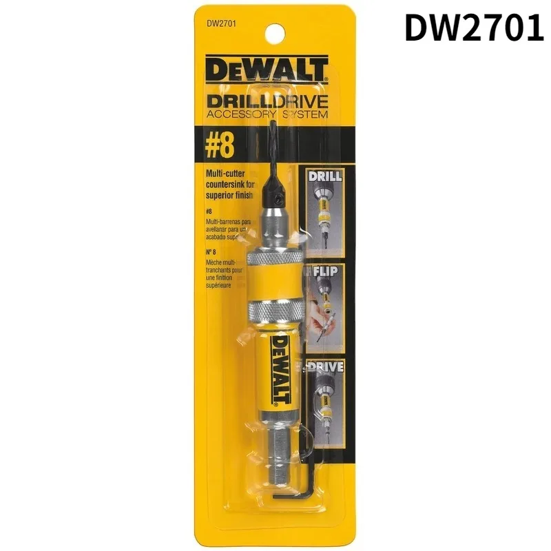 DEWALT DW2700/DW2701/DW2702 2-in-1 Holz-Senkbohrer-Set mit Klappmechanismus 6/8/10mm Langlebige Holzbearbeitungs- & DIY-Werkzeuge – Detail 9