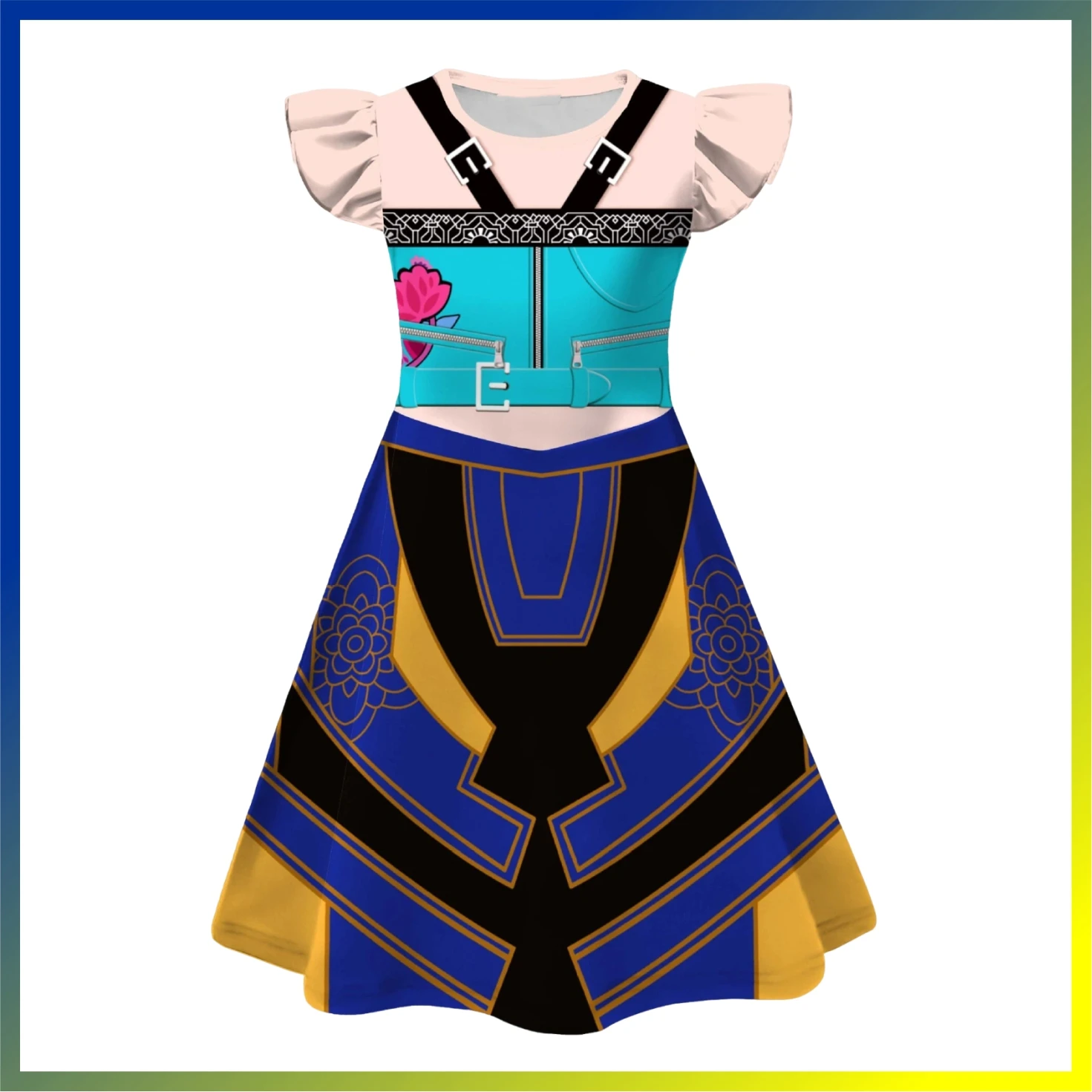 أزياء الفتيات شيطان الصيادين التأثيرية زوي ميرا رومي فساتين تنكرية للهالوين فستان الشاطئ K-Pop للفتيات أزياء KPOP