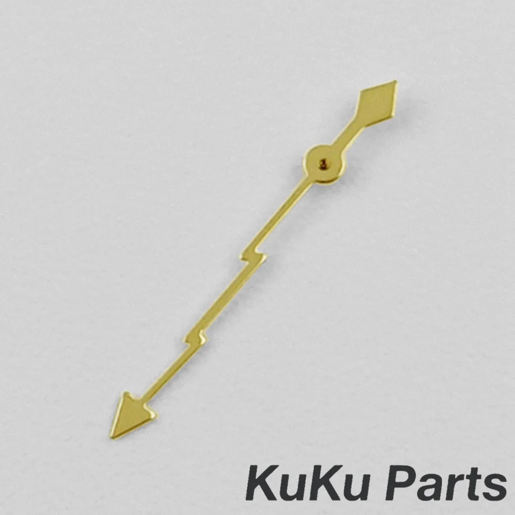 Relâmpago 13mm prata ouro preto vermelho verde mãos relâmpago segundos relógios agulhas caber nh34 nh35 nh36 nh38 movimento sem luminoso