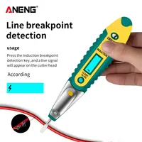 Digital Test Pencil Tester Electrical Voltage Detector Pen LCD Display Screwdriver  AC/DC 12-250V for Electrician Tools