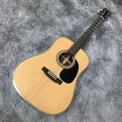 41 inch D28 series solid wood polished acoustic wood guitar