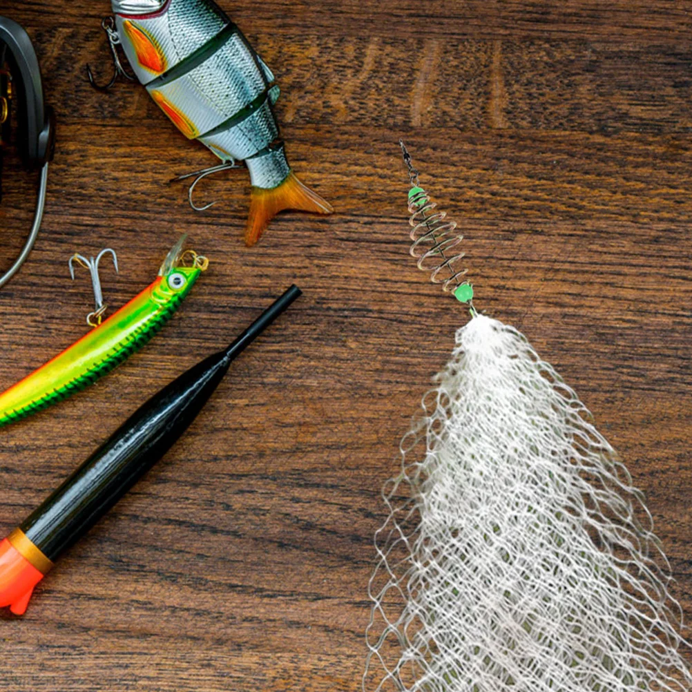 

5Pcs Fine Mesh Cast Net: Foldable Lightweight 9-Mesh Fishing Trap for Portable Use in Rivers Lakes and Coastal Areas