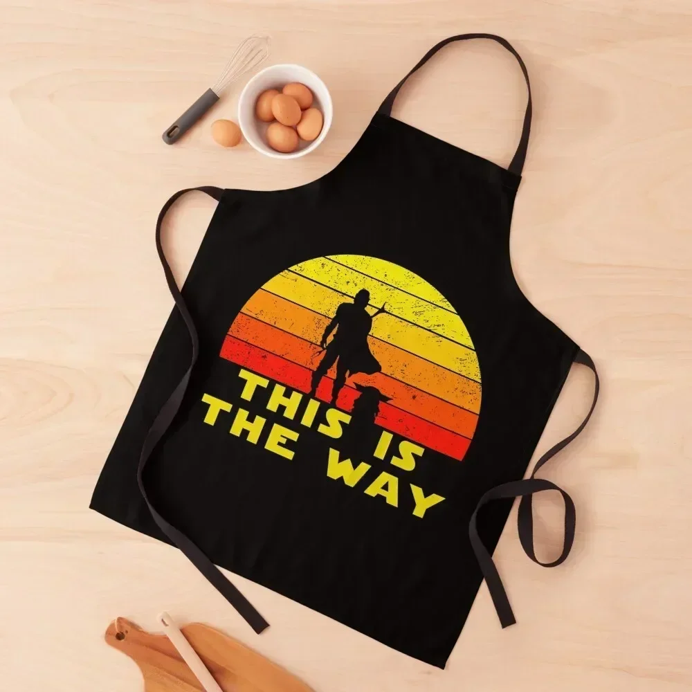 

Mando Retro This is The Way ( variant ) Apron For Kitchen Women Kitchens Accessories Cooking Kitchen Accessories 2022 Apron