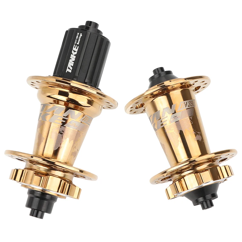 AliExpress TANKE 120 Click Hub 6 Bearing Mountain Bike MTB Hub Front Rear 32 36 Holes QR Thru-axle Exchange Disc Brake Bicycle Hubs HG MS