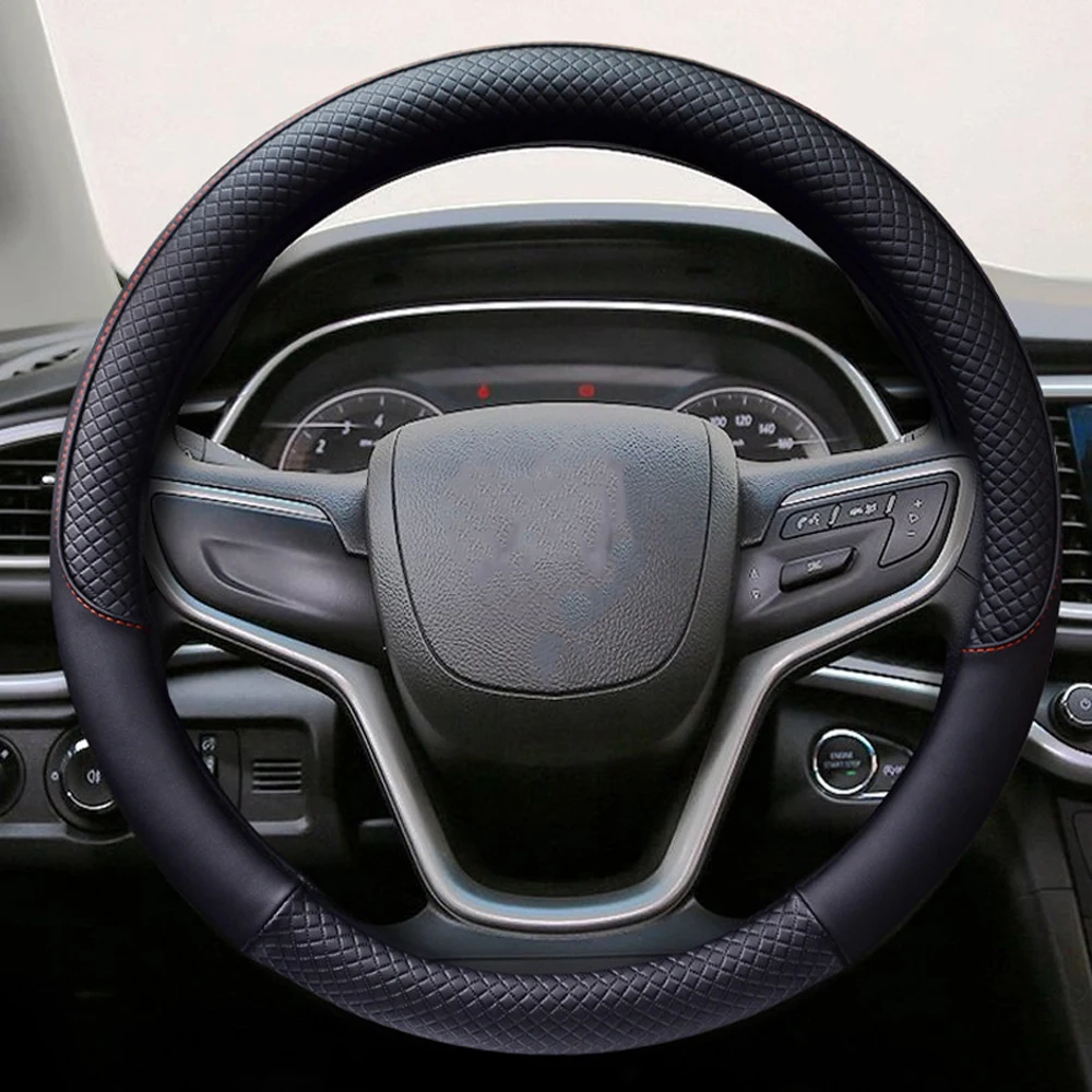 

Universal Steering Wheel Cover Braid On The Steering Wheel Cover Cubre Volante Auto Car Wheel Cover Car Accessories