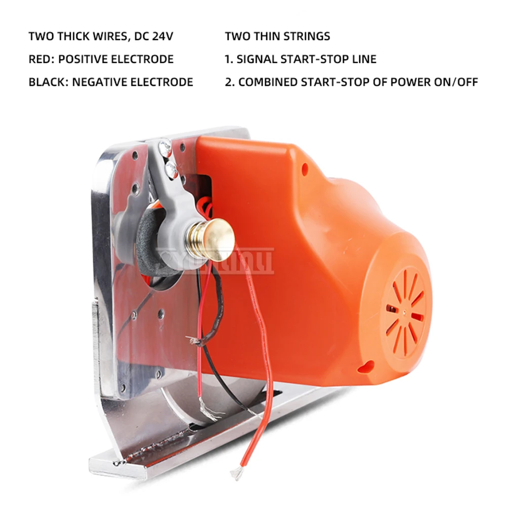 24V round knife electric cutting machine Direct drive leather fabric cutting machine Electric scissors clothing