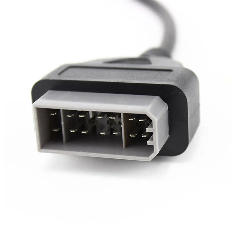 14 Pin To 16 Pin OBD Adapter Cable For Nissan Vehicles ELM327 Diagnostic Scanner Extension Tool