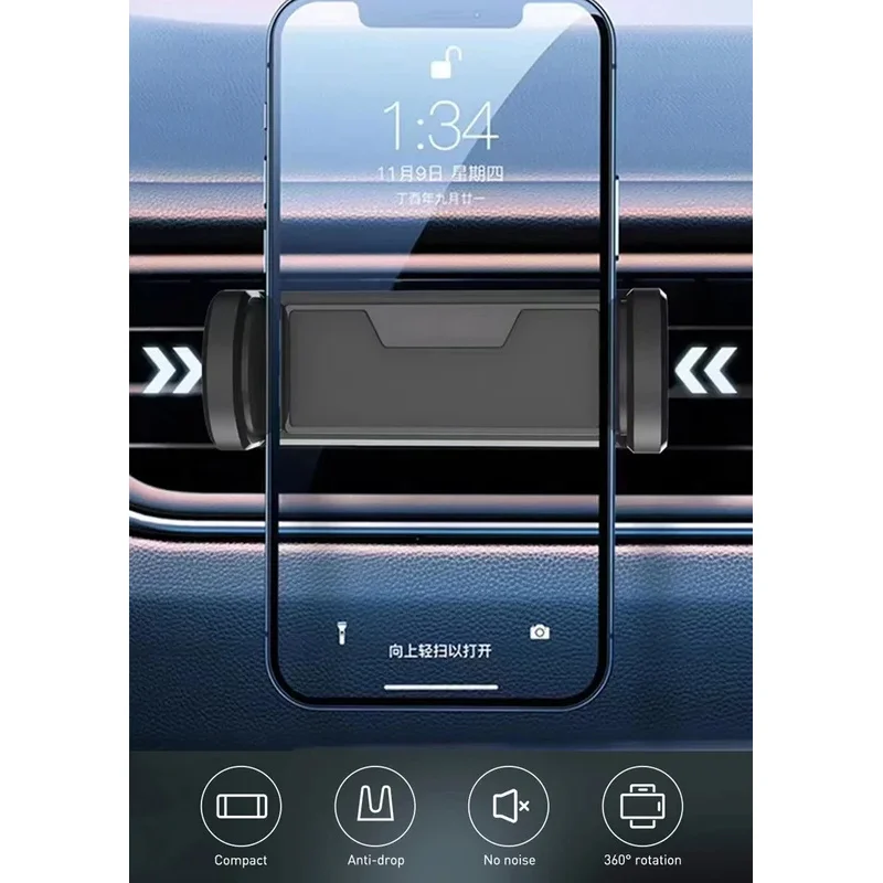 2026 Car Phone Holder For Universal Mobile Phone Holder Stand Car Phone Stand For Car Air Outlet Mount Car Cell Phone Support