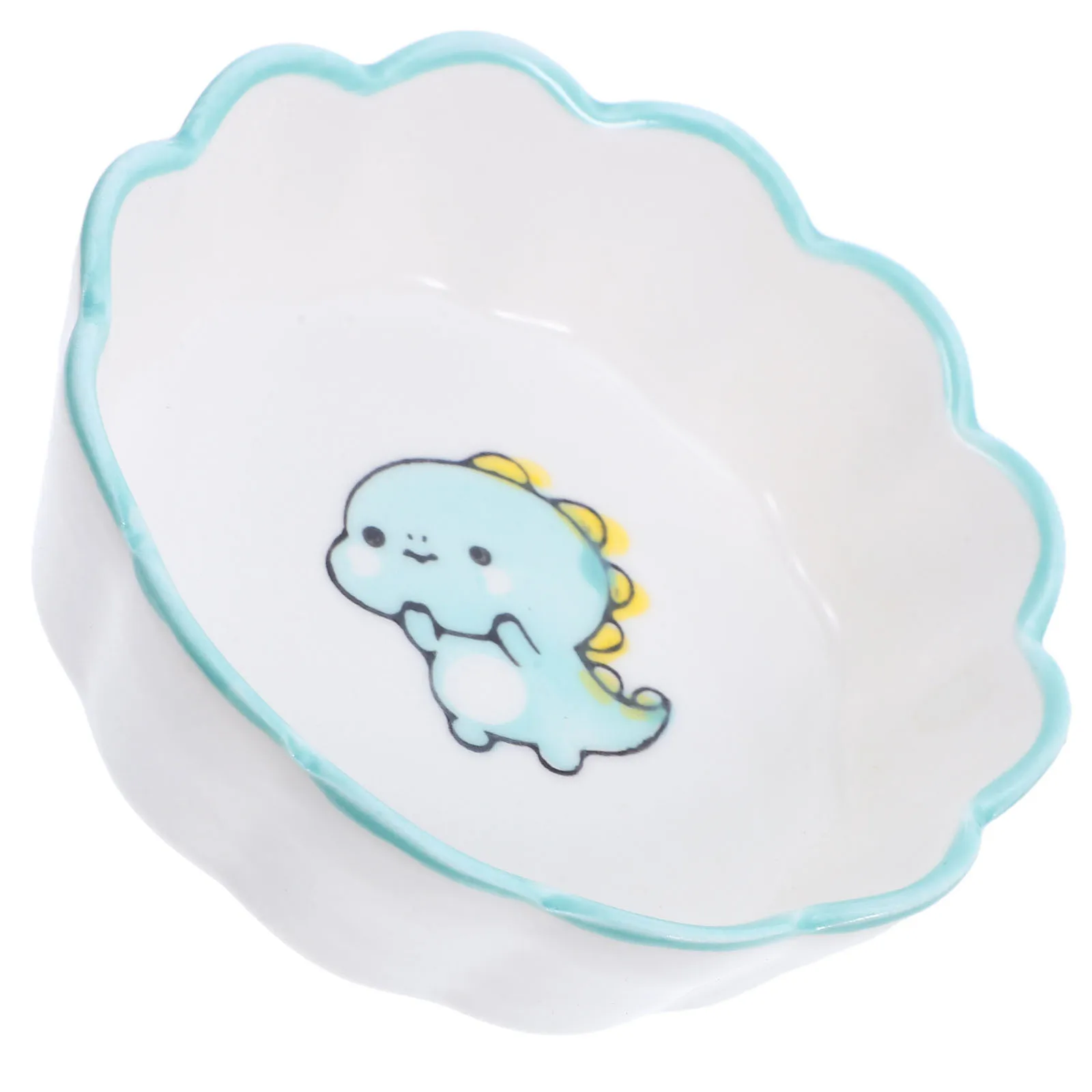 

Ceramic Dinosaur Paper Clip Holder Desktop Organizer Binder Clip Dispenser Office Supplies Storage Container