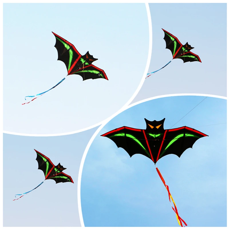 

free shipping bat kite flying toys for kids kite line nylon kite windsurf bird kites factory professional kite surf weifang koi