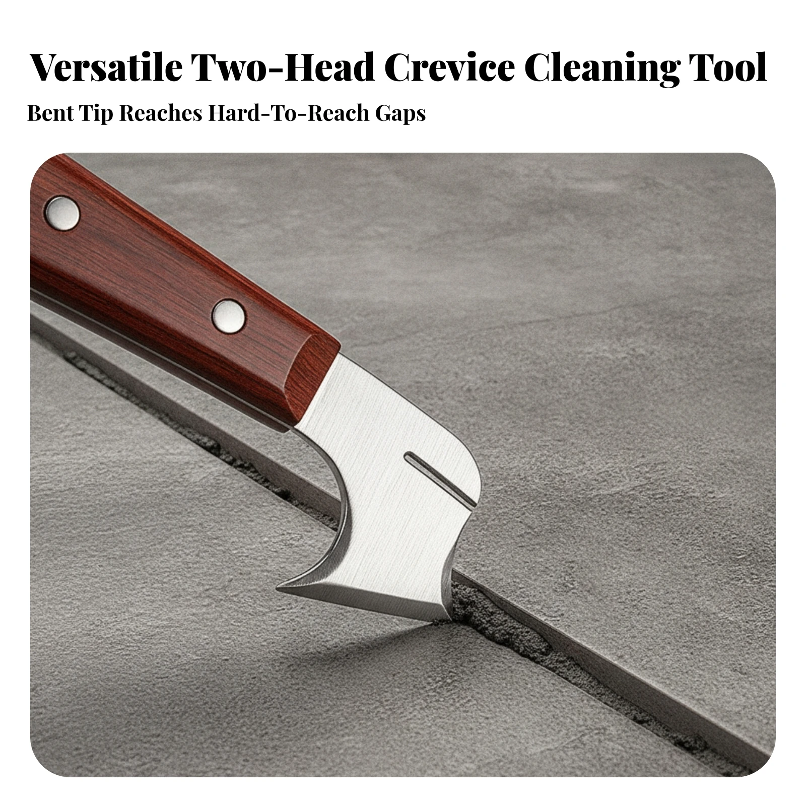 Seam-Cleaning Tool Multifunctional Nail-Removal Tool Grout Scraper Handheld Versatile for DIYers, Tile Maintenance