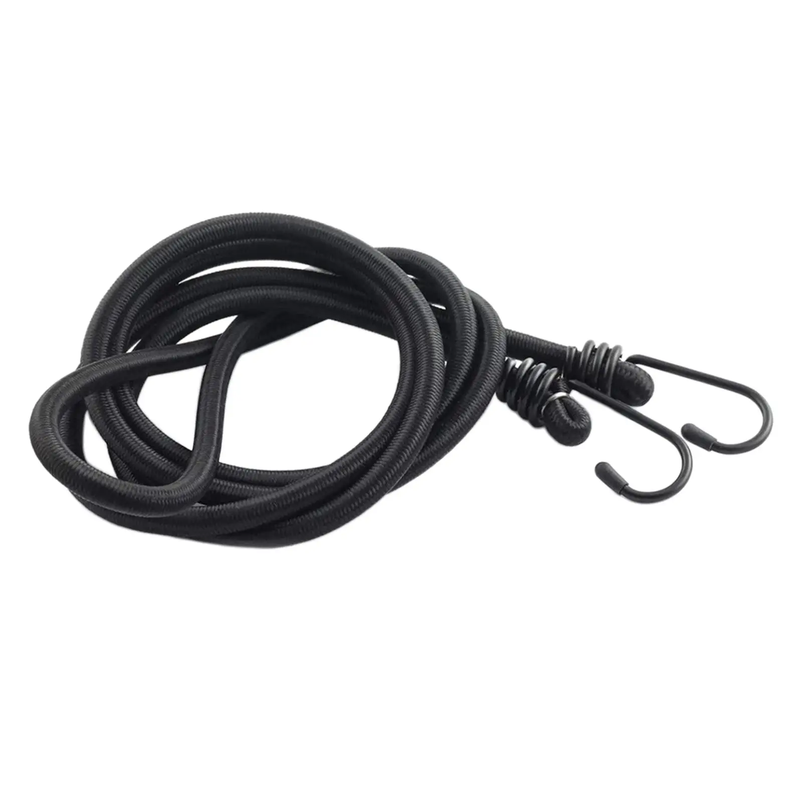 Elastic Cord with Hook, Latex Heavy Duty Elastic Rope Straps with Locking Hooks on Luggage Anchor Points