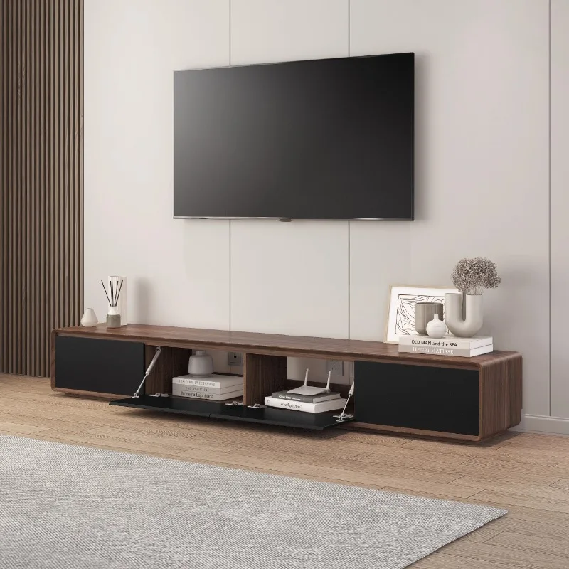 

Дизайнерский ТВ-шкаф Mueble из массива дерева, современные квартиры, скандинавский журнальный столик с закругленными углами, небольшая центральная мебель для гостиной