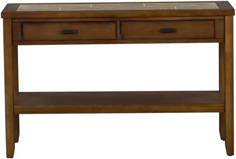 Mesa Valley Sofa Table, W47 x D18 x H30, Medium Brown