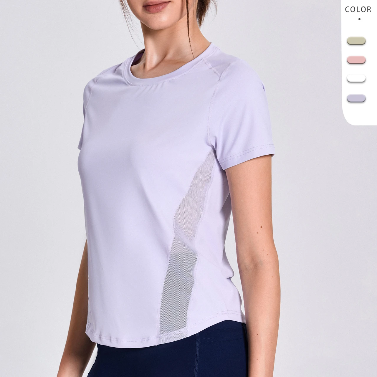 Breathable Highly Elastic Quick-drying Summer T-shirt Women Suitable Mountain Climbing Yoga Running Gym Fitness Europe America