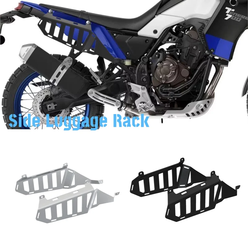 

For Yamaha Tenere 700 / T7 / T700 2020 2021 2022 2023 Tenere700 Rally Side Cargo Bracket Carrier Motorcycle Side Luggage Rack