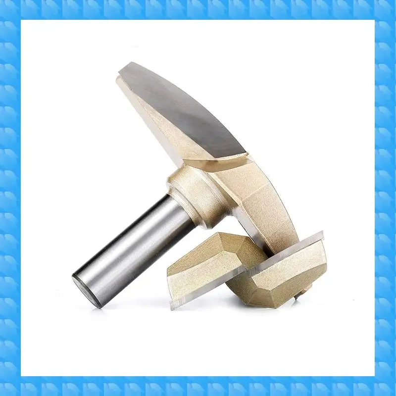 

1 Piece 1/2X3 Classic Cutting-In Carbide Bit CNC Woodworking Tool Gold&Silver Carbide