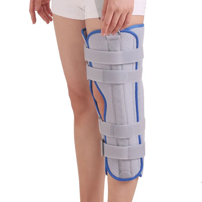 

Регулируемый шарнирный наколенник, поддерживающая обертка, трехсекционная защита наколенника, стальная пластина и фиксатор ног