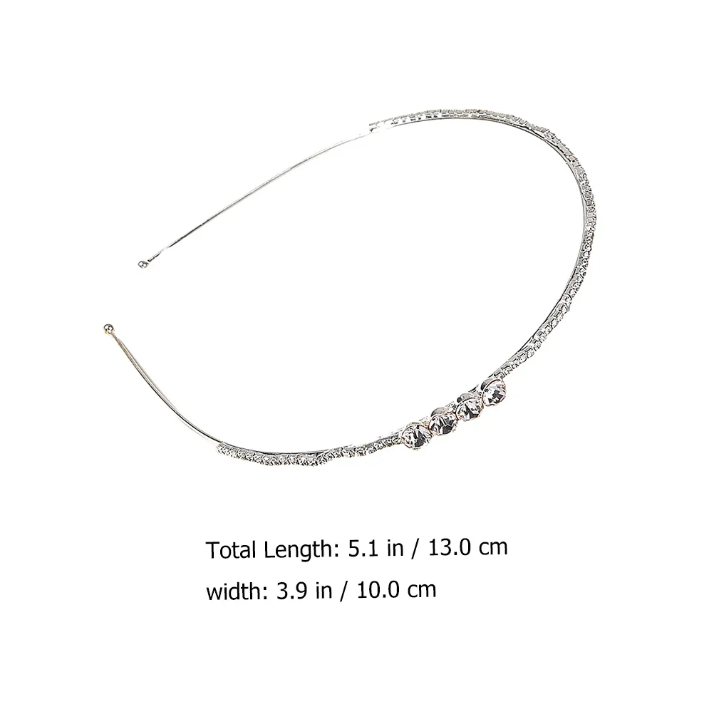 

Обруч для волос из сплава со стразами, свадебная вечеринка, вечерний аксессуар для выпускного вечера, женский головной убор, реквизит для фотосъемки, креативная повязка на голову