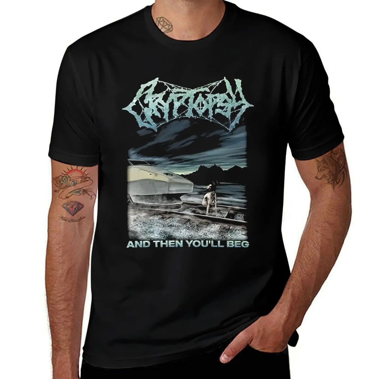 

Cryptopsy And Then You'll Beg T-Shirt t shirts designer man t shirts high quality luxury brand T-Shirt