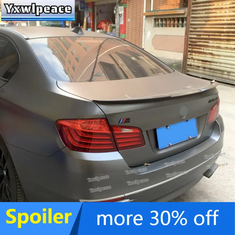 

For BMW 5 Series F10 2010 2011 2012 2013 2014 2015 2016 2017 Spoiler ABS Plastic M4 Style Rear Trunk Lip Spoiler Car Styling