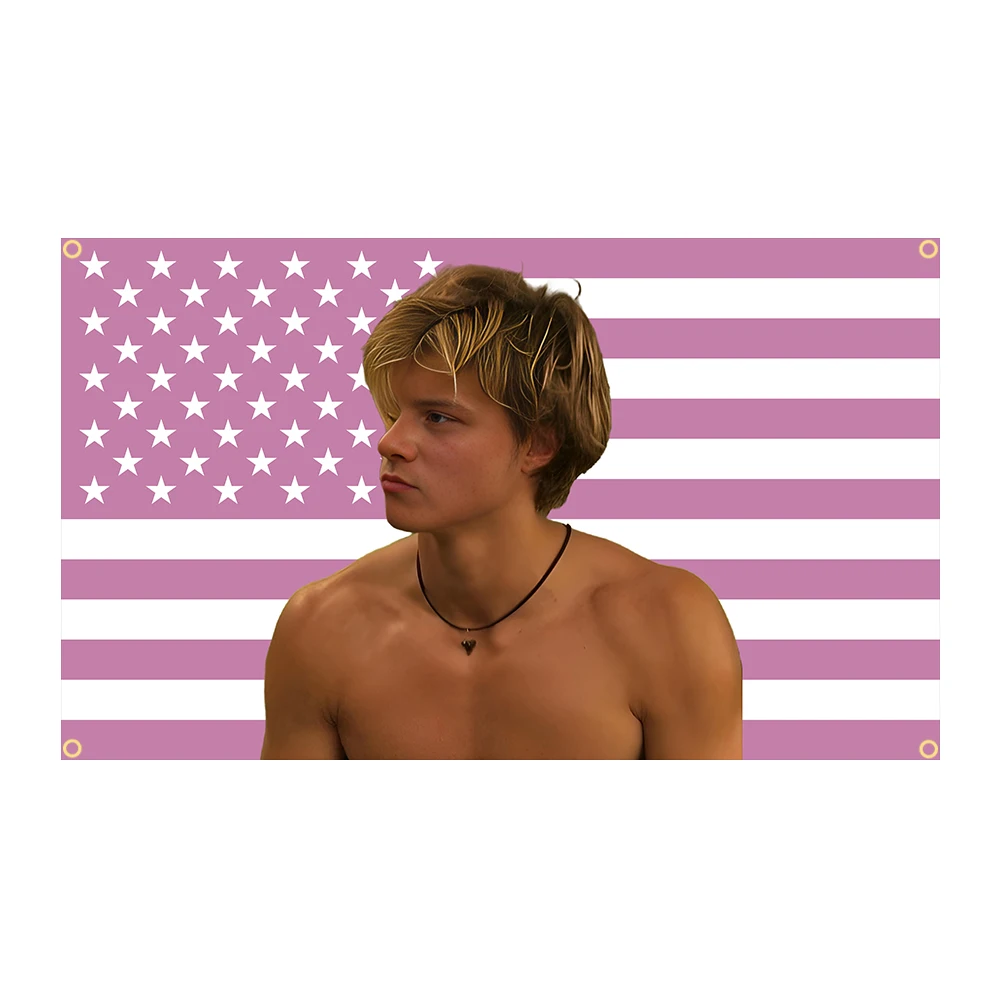 JJ Outerbanks Tapestry JJ Maybank American Flag Estetyczna dekoracja sypialni Obx Outer Banks Tapestrys Baner do domu i ogrodu — zdjęcie 4