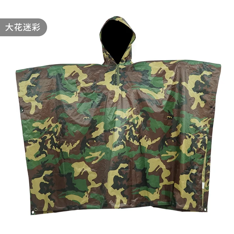 Man Military Impermeable Zipper Camo Raincoat Waterproof Rain Coat Men Raincoat Women Awning The Rain Motorcycle Rain Poncho