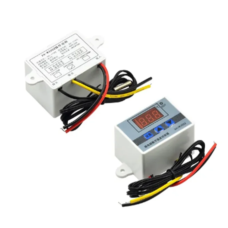 XH-W3002 AC110V-220V DC12V/24V LED Digital Kontrol Termostat Mikro Switch Thermoscope Sensor