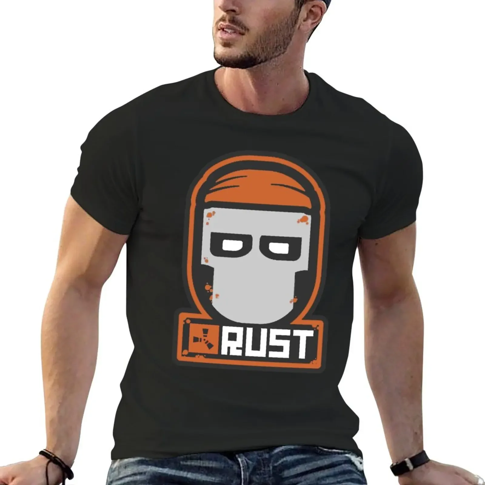 

Rust Game Merch Essential T-Shirt customs design your own tees tops mens graphic t-shirts pack