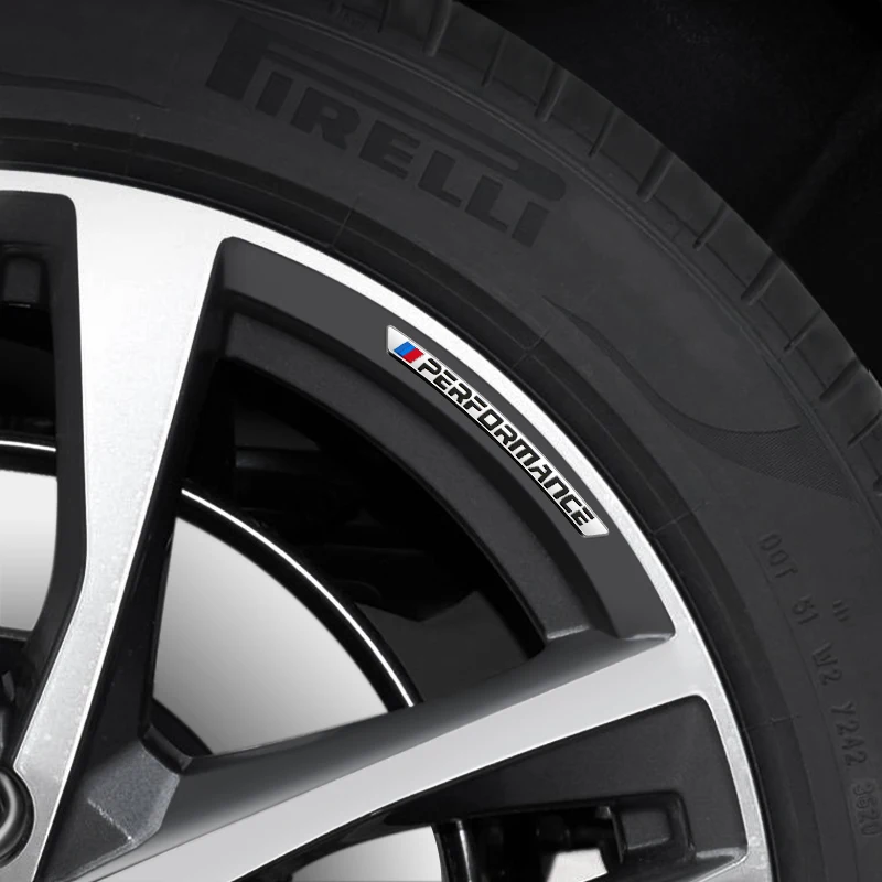4 قطعة شارة السيارة جنوط عجلات الحاجب ملصقات الإطارات لسيارات BMW F30 F31 F32 F35 F20 F10 F11 F15 F26 سلسلة 1 2 3 4 5 6 X1X2X3X4X5X6