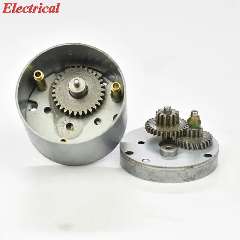 1pc 37mm Gear Reducer 1:10 1:19 1:30 1:56 1:90 1:131 1:168 DC Motor For 520 528 3530 3540 545 540 550 555 3429 3428 Motor