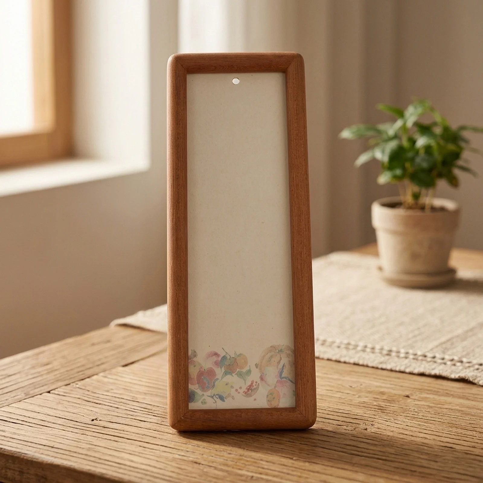 For Cherished Memories Wall Mount Art Frame Chinese Style Picture Frame Wood Color Rustic Charm Elegant Decorative Piece