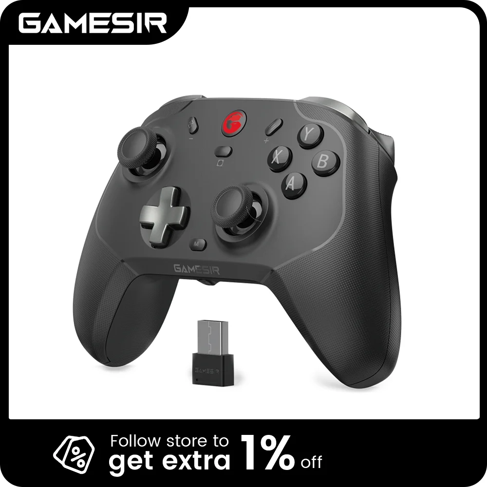 

GameSir T4 Cyclone Pro Bluetooth Gamepad Wireless Game Controller for Nintendo Switch iPhone Android Cellphone PC Joystick