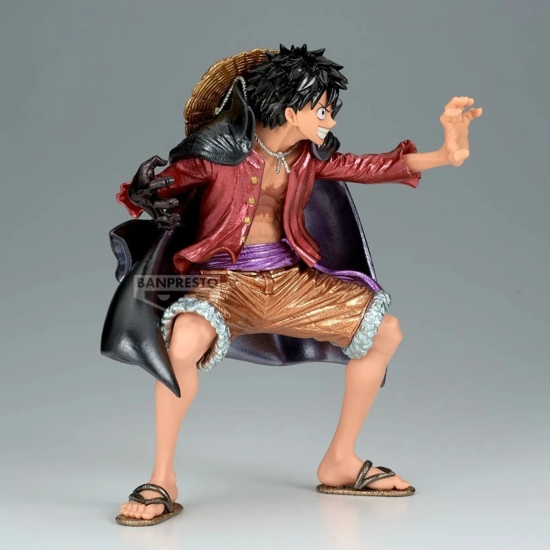 

In Stock Bandai Genuine Eyewear Factory One Piece King Of Art Hezhiguo Monchi D. Luffy Ii Metallic Color Birthday Gifts Model