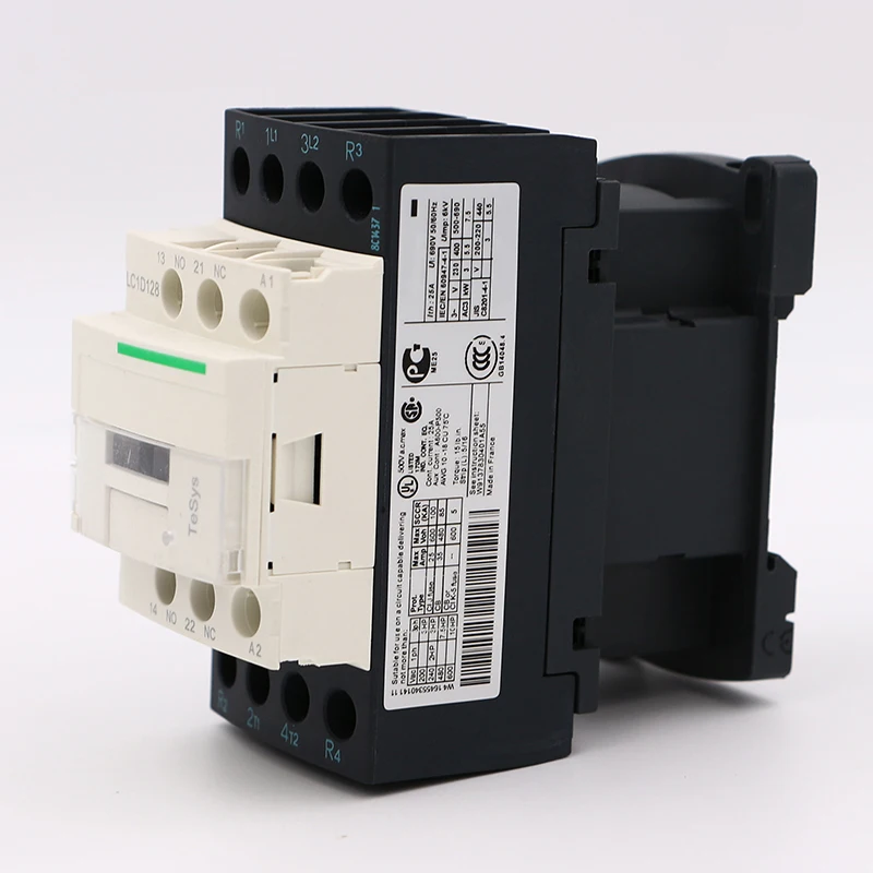 

LC1D128V7 AC electric magnetic Contactor 4P 2NO+2NC LC1-D128V7 25A 400V AC coil