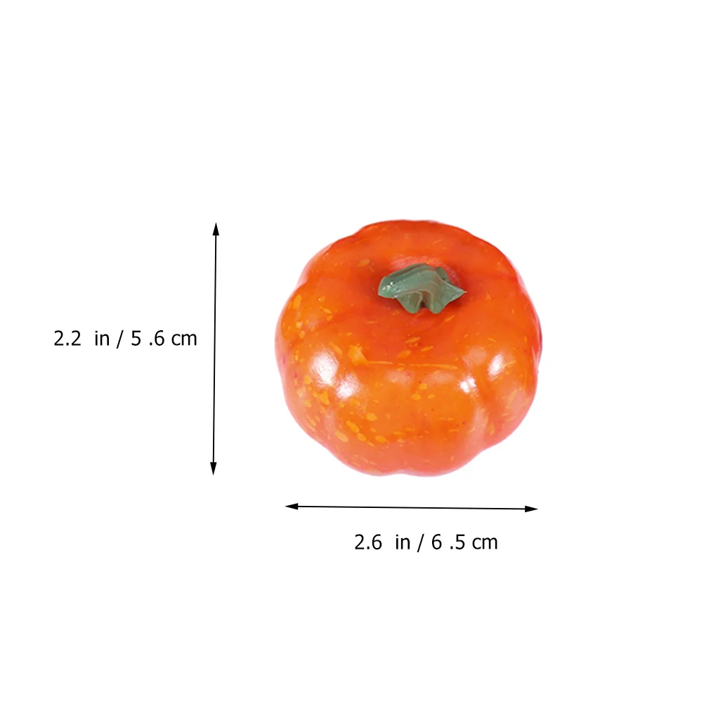 

22pcs Pumpkin Decoration Artificial Pumpkins Props For Halloween Party Home Festive Room Aesthetic Art Gift Simulation Mini