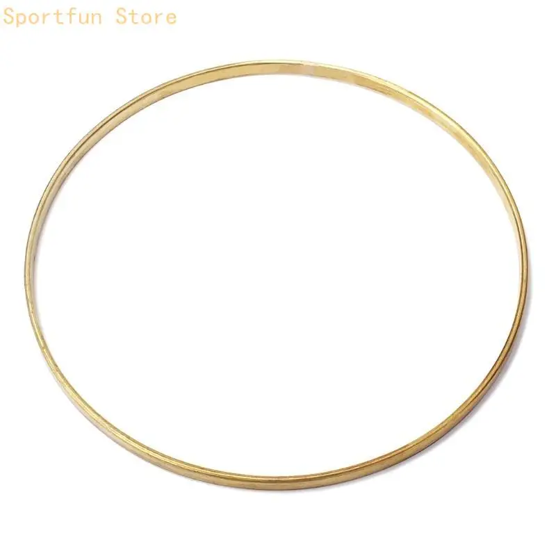 

Brass Banjo Hoop Tension Flanges for Banjo Guitar Accessories 11 Inch X7JD